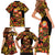 Russian Matryoshka Doll Family Matching Short Sleeve Bodycon Dress and Hawaiian Shirt Khokhloma Patterns - Wonder Print Shop