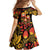 Russian Matryoshka Doll Family Matching Summer Maxi Dress and Hawaiian Shirt Khokhloma Patterns - Wonder Print Shop
