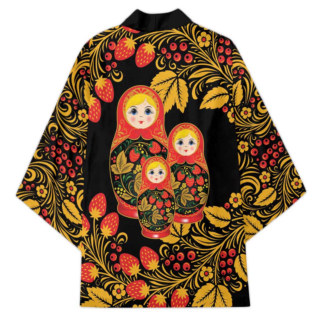 Russian Matryoshka Doll Kimono Khokhloma Patterns - Wonder Print Shop