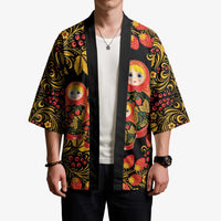 Russian Matryoshka Doll Kimono Khokhloma Patterns - Wonder Print Shop