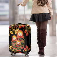 Russian Matryoshka Doll Luggage Cover Khokhloma Patterns - Wonder Print Shop