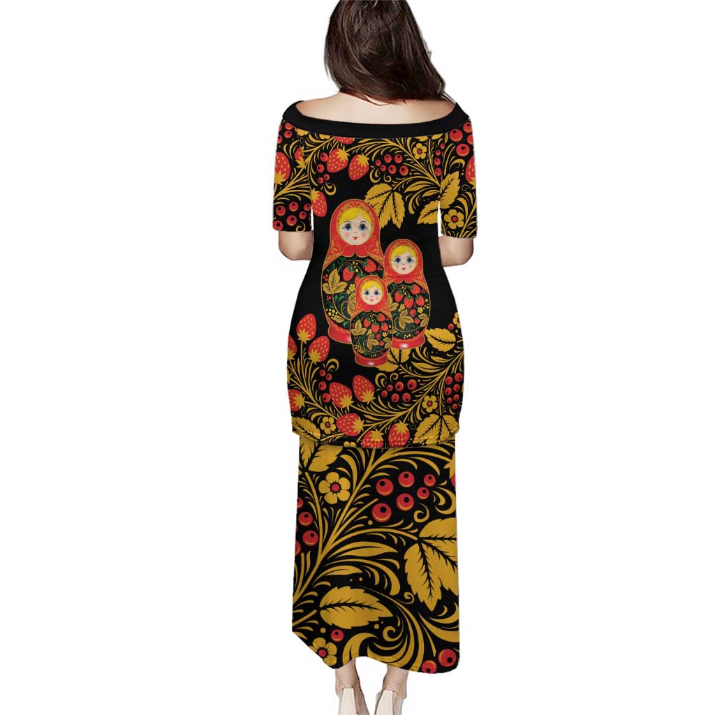 Russian Matryoshka Doll Puletasi Khokhloma Patterns - Wonder Print Shop