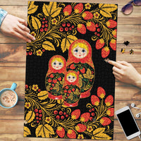 Russian Matryoshka Doll Puzzle Khokhloma Patterns - Wonder Print Shop