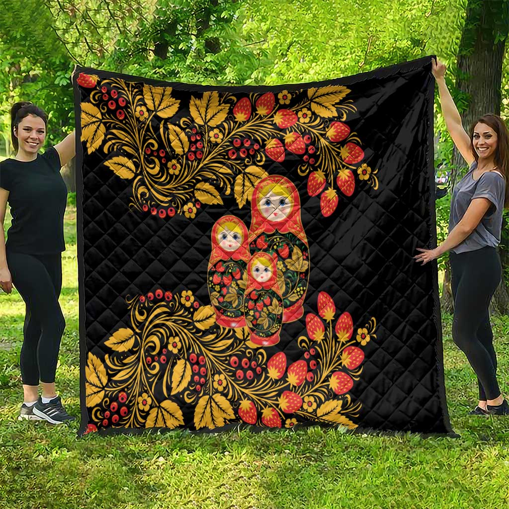 Russian Matryoshka Doll Quilt Khokhloma Patterns - Wonder Print Shop