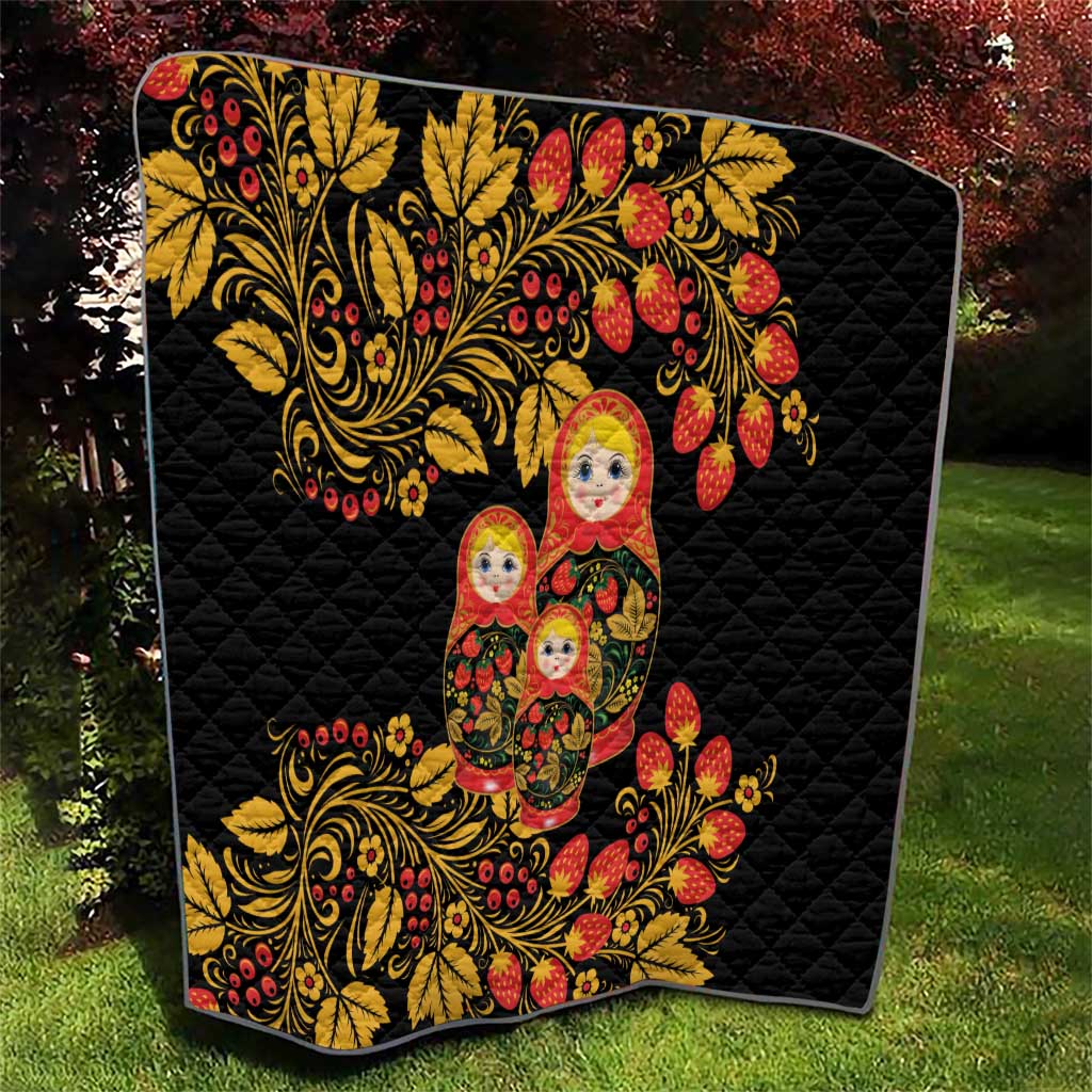 Russian Matryoshka Doll Quilt Khokhloma Patterns - Wonder Print Shop