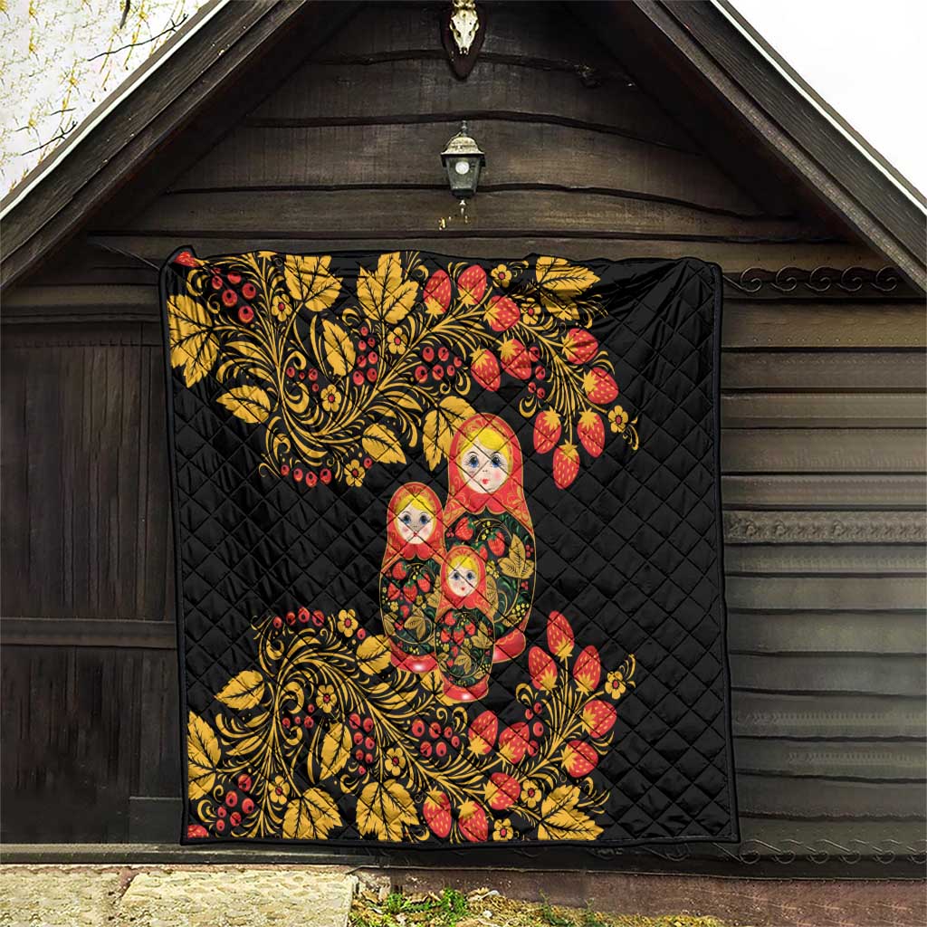 Russian Matryoshka Doll Quilt Khokhloma Patterns - Wonder Print Shop