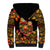 Russian Matryoshka Doll Sherpa Hoodie Khokhloma Patterns - Wonder Print Shop
