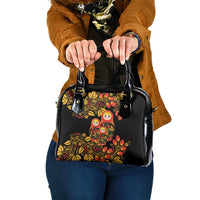 Russian Matryoshka Doll Shoulder Handbag Khokhloma Patterns - Wonder Print Shop
