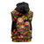 Russian Matryoshka Doll Sleeveless Hoodie Khokhloma Patterns - Wonder Print Shop