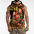 Russian Matryoshka Doll Sleeveless Hoodie Khokhloma Patterns - Wonder Print Shop