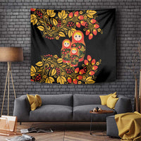 Russian Matryoshka Doll Tapestry Khokhloma Patterns - Wonder Print Shop
