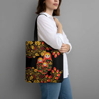 Russian Matryoshka Doll Tote Bag Khokhloma Patterns - Wonder Print Shop