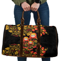 Russian Matryoshka Doll Travel Bag Khokhloma Patterns - Wonder Print Shop