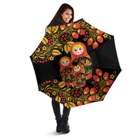 Russian Matryoshka Doll Umbrella Khokhloma Patterns - Wonder Print Shop