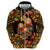 Russian Matryoshka Doll Zip Hoodie Khokhloma Patterns - Wonder Print Shop