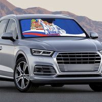 Russia National Unity Day Auto Sun Shade Minin And Pozharsky Monument - Wonder Print Shop