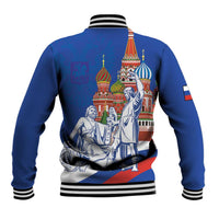 Russia National Unity Day Baseball Jacket Minin And Pozharsky Monument - Wonder Print Shop