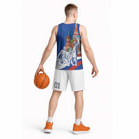 Russia National Unity Day Basketball Jersey Minin And Pozharsky Monument - Wonder Print Shop