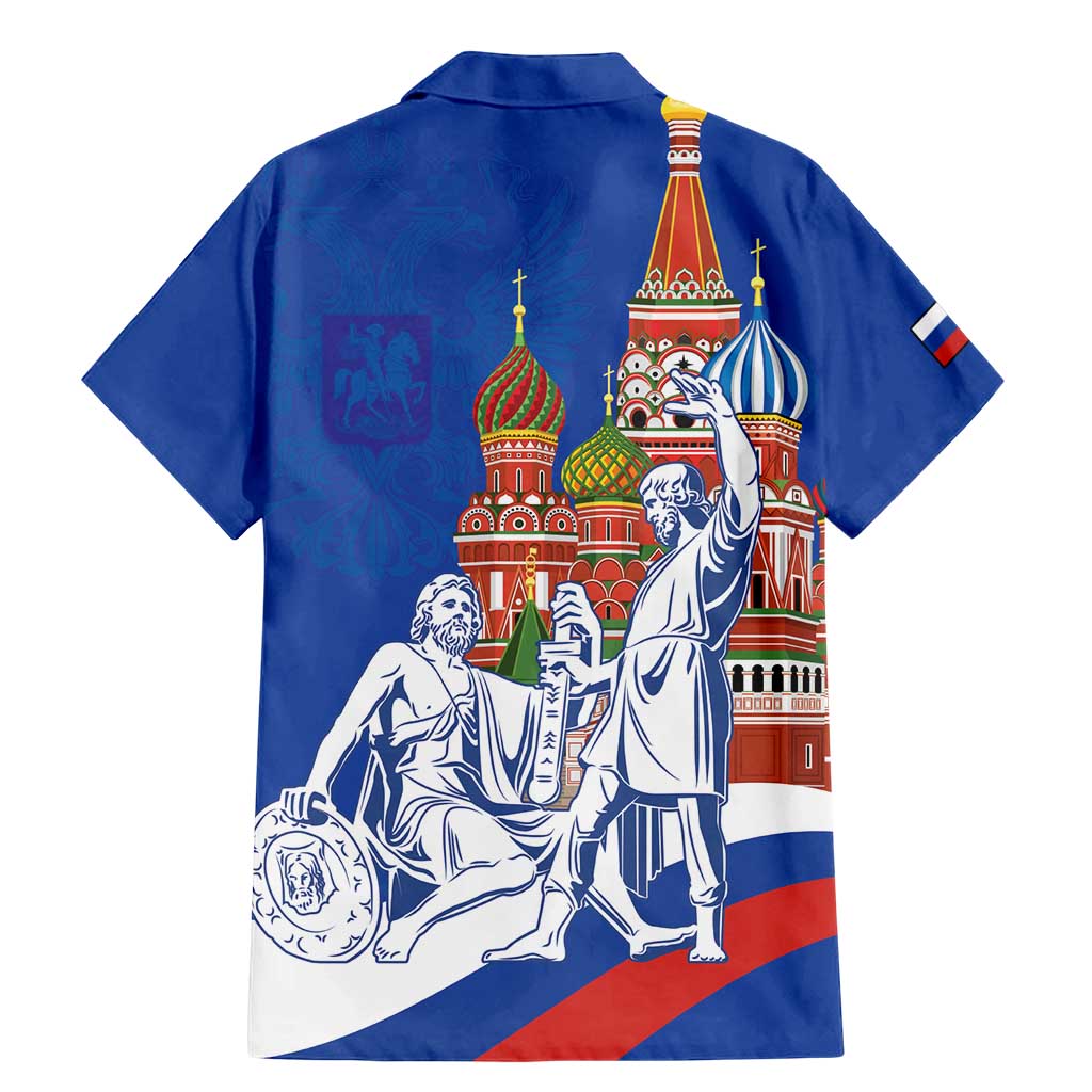 Russia National Unity Day Family Matching Mermaid Dress and Hawaiian Shirt Minin And Pozharsky Monument - Wonder Print Shop