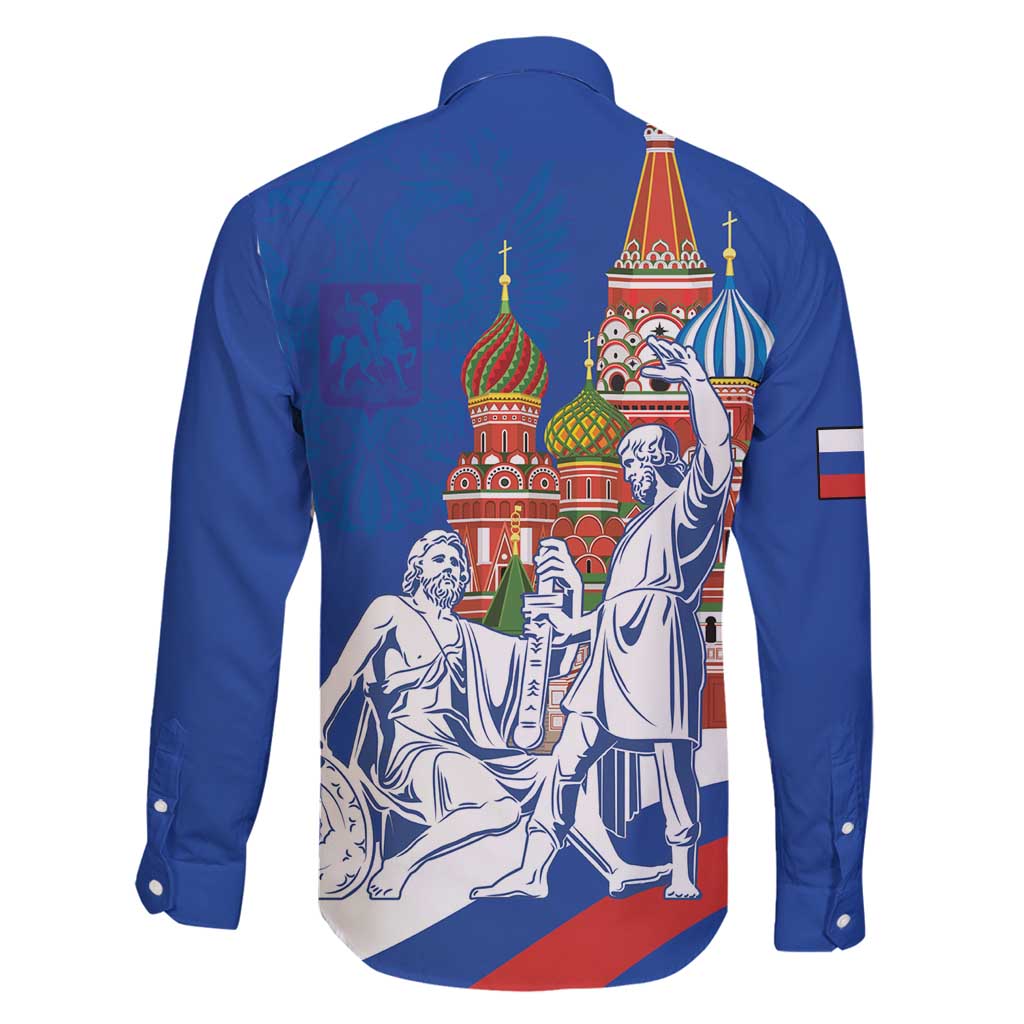 Russia National Unity Day Family Matching Mermaid Dress and Hawaiian Shirt Minin And Pozharsky Monument - Wonder Print Shop