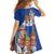 Russia National Unity Day Family Matching Off The Shoulder Long Sleeve Dress and Hawaiian Shirt Minin And Pozharsky Monument - Wonder Print Shop