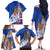 Russia National Unity Day Family Matching Off The Shoulder Long Sleeve Dress and Hawaiian Shirt Minin And Pozharsky Monument - Wonder Print Shop