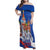 Russia National Unity Day Family Matching Off Shoulder Maxi Dress and Hawaiian Shirt Minin And Pozharsky Monument - Wonder Print Shop