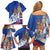 Russia National Unity Day Family Matching Off Shoulder Short Dress and Hawaiian Shirt Minin And Pozharsky Monument - Wonder Print Shop