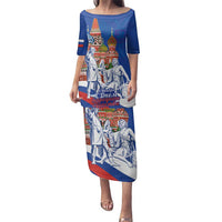 Russia National Unity Day Family Matching Puletasi and Hawaiian Shirt Minin And Pozharsky Monument - Wonder Print Shop