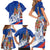 Russia National Unity Day Family Matching Short Sleeve Bodycon Dress and Hawaiian Shirt Minin And Pozharsky Monument - Wonder Print Shop