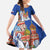 Russia National Unity Day Family Matching Summer Maxi Dress and Hawaiian Shirt Minin And Pozharsky Monument - Wonder Print Shop