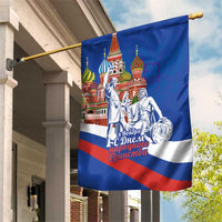 Russia National Unity Day Garden Flag Minin And Pozharsky Monument - Wonder Print Shop