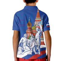 Russia National Unity Day Kid Polo Shirt Minin And Pozharsky Monument - Wonder Print Shop