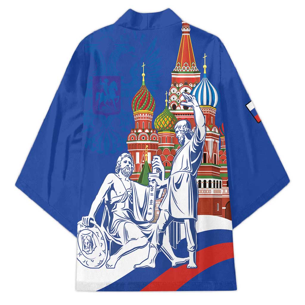 Russia National Unity Day Kimono Minin And Pozharsky Monument - Wonder Print Shop