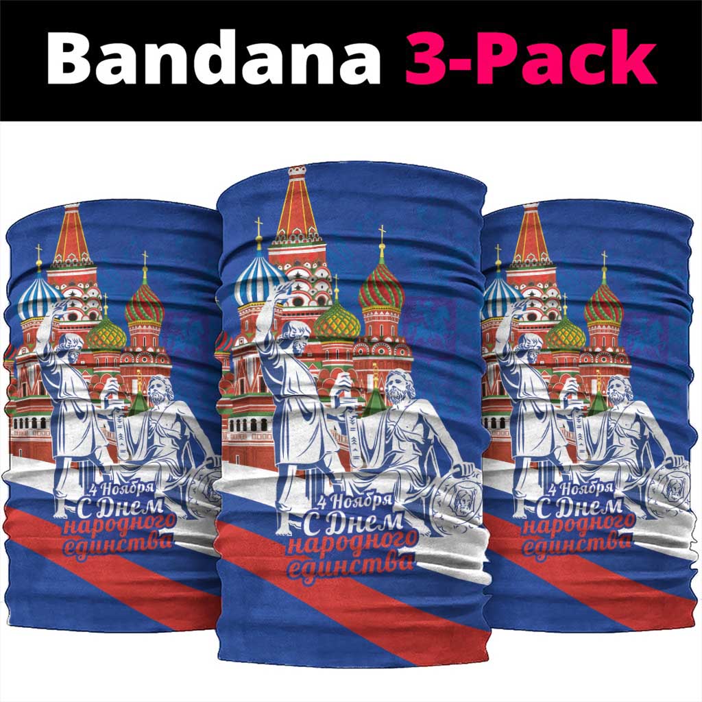 Russia National Unity Day Neck Gaiter Minin And Pozharsky Monument - Wonder Print Shop