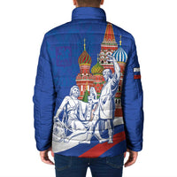 Russia National Unity Day Padded Jacket Minin And Pozharsky Monument - Wonder Print Shop