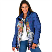 Russia National Unity Day Padded Jacket Minin And Pozharsky Monument - Wonder Print Shop