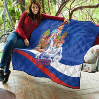 Russia National Unity Day Quilt Minin And Pozharsky Monument - Wonder Print Shop