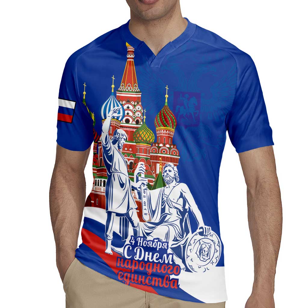 Russia National Unity Day Rugby Jersey Minin And Pozharsky Monument - Wonder Print Shop