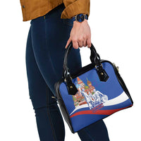 Russia National Unity Day Shoulder Handbag Minin And Pozharsky Monument - Wonder Print Shop