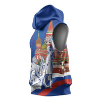 Russia National Unity Day Sleeveless Hoodie Minin And Pozharsky Monument - Wonder Print Shop