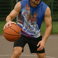 Russia National Unity Day Sleeveless Hoodie Minin And Pozharsky Monument - Wonder Print Shop