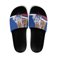 Russia National Unity Day Slide Sandals Minin And Pozharsky Monument - Wonder Print Shop