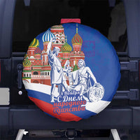 Russia National Unity Day Spare Tire Cover Minin And Pozharsky Monument - Wonder Print Shop