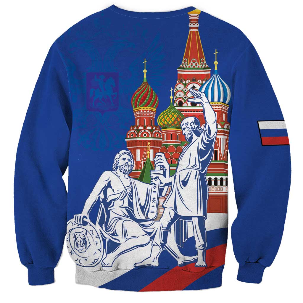 Russia National Unity Day Sweatshirt Minin And Pozharsky Monument - Wonder Print Shop