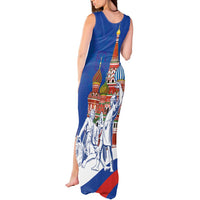 Russia National Unity Day Tank Maxi Dress Minin And Pozharsky Monument - Wonder Print Shop