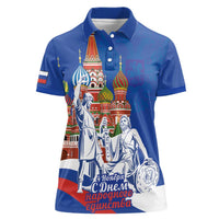 Russia National Unity Day Women Polo Shirt Minin And Pozharsky Monument - Wonder Print Shop