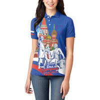 Russia National Unity Day Women Polo Shirt Minin And Pozharsky Monument - Wonder Print Shop