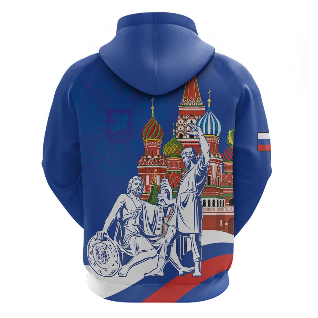 Russia National Unity Day Zip Hoodie Minin And Pozharsky Monument - Wonder Print Shop