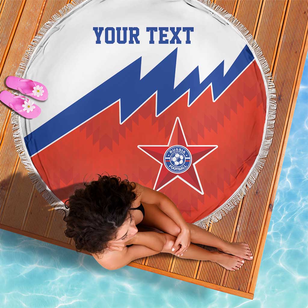 Personalized Russia Football Beach Blanket The National Team Go Champion - Wonder Print Shop